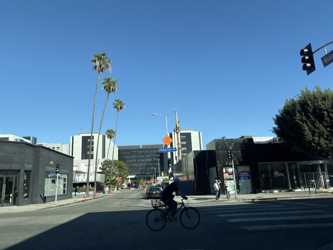 New Cedars-Sinai research facility rise at 8730 Alden Drive